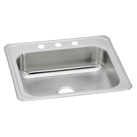 Elkay Celebrity Stainless Steel 31 X 22 X 6-7/8 Single Bowl Top Mount Sink CR31225
